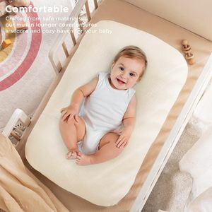 Uterus-simulating Crib <b>Bedding</b> Set Portable and Washable Newborn Bionic Sleep Crib Polyester Fiber Material - Product Image 3