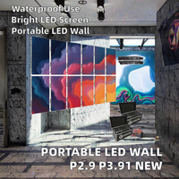 Nuevas llegadas: Pantalla LED portátil P3.91 de alto brillo para interiores y exteriores, gabinete impermeable IP65 con 5 años de garantía para pequeños conciertos