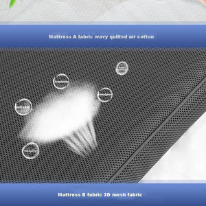 Materasso in Polimero POE ad Alta Elasticità, Lavabile, Pieghevole, con Rivestimento Rimovibile, Confortevole - Product Image 6