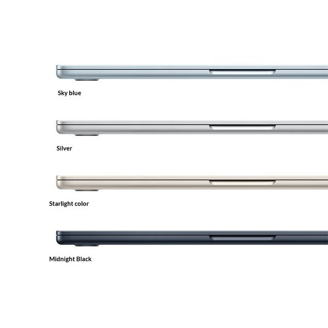 Factory Direct Apples AI Ultra-Slim Laptop: Air 13-inch SSD M4 (10+8-core) 16GB 256GB Silver Ideal for Work and Travel