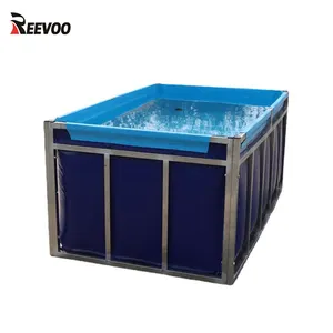 Réservoir d'élevage de poissons en PVC durable de haute qualité