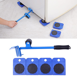 Furniture Mover <strong>Tool</strong> <strong>Set</strong> Furniture Transport Lifter Heavy Stuffs Moving <strong>Tool</strong> 4 Wheeled Mover Roller+1 Wheel Bar <strong>Hand</strong> <strong>Tools</strong> <strong>Set</strong> - Product Image 5