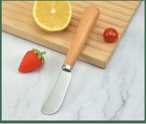 3 Piece Wooden Handle <b>Knife</b> Set Stainless Steel Blade Pizza Tools Kitchen Essential for Cheese Lovers and Home Chefs - Product Image 4