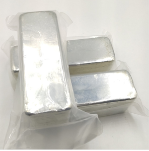 High Quality China Jufeng 99.95% Pure Tin <strong>Ingot</strong> <strong>Silver</strong> Color in Stock - Product Image 2