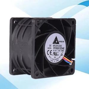 Высокоскоростной серверный вентилятор Delta PFR0612DHE 12V 2.40A 6038, 4-проводной, на шарикоподшипниках, пластиковый, для отдельно стоящих серверов, ODM - Product Image 3