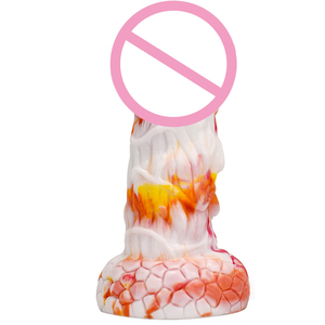 Dildo Erótico de Silicona Líquida Grande para Mujeres Adultas con Ventosa y Tapón Anal, Resistente al Agua - Product Image 2