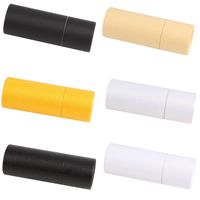Boîte d'emballage cylindrique en papier kraft biodégradable et recyclable pour huiles essentielles et parfums - Cadeaux et artisanat réutilisables, commandes personnalisées