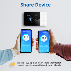 Thermostat d'ambiance sans fil, auto-installable, contrôle précis de la température, faible consommation d'énergie, commande vocale, Tuya <span class=keywords><strong>Smart</strong></span> <span class=keywords><strong>Life</strong></span> - Product Image 2