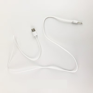 สายชาร์จ USB DC 2.5 สำหรับเครื่องสั่น สายไฟพร้อมช่องเสียบเสียง - Product Image 3