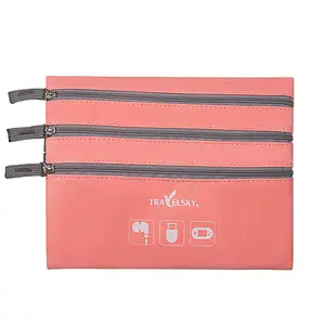 Travelsky il portamonete in pelle PU con Logo personalizzato di alta qualità con portafogli con cerniera in metallo