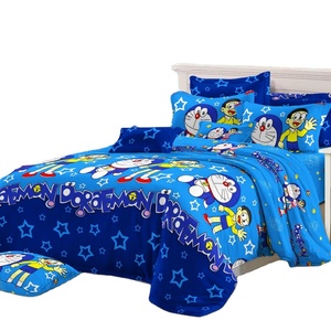Ensembles de literie de dessin animé sensation de main douce de grande qualité drap de <span class=keywords><strong>lit</strong></span> <span class=keywords><strong>tissu</strong></span> dispersé imprimé 100 polyester <span class=keywords><strong>tissu</strong></span> - Product Image 1