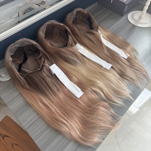 Perruque Lace Front HD 5 pouces, 6 couleurs, cheveux européens indétectables, brun miel, densité 150%, nœuds simples, dos élastique respirant - Product Image 4