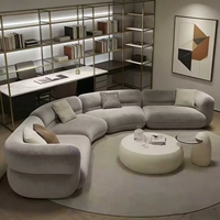 Canapé en tissu Bobo Ball en forme de L, très vendu par les blogueurs, pour salon, appartement, villa, grand appartement, sol incurvé, directement de l'usine