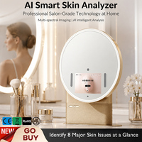 Appareil d'analyse cutanée IA, scanner cutané multi-spectre, commande vocale IA, haut-parleur Bluetooth intégré, test cutané pour salon de beauté CE