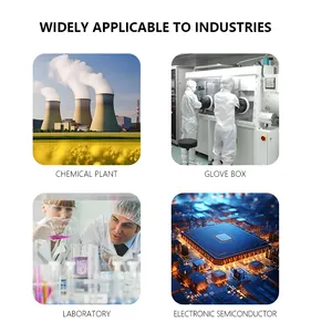 Luvas de caixa de luvas de borracha butílica de resistência química à prova d'água de alto desempenho