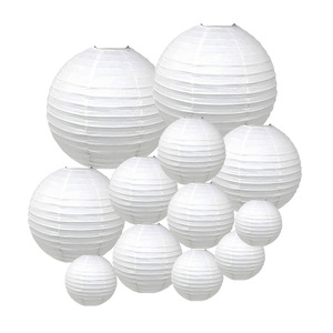 Bán Buôn Trang Trí Ngoài Trời Trắng Vòng Giấy Đèn Lồng Chụp Đèn Cho Đám Cưới Đảng Năm Mới Lễ Hội Giáng Sinh Trang Trí Nội Thất - Product Image 3