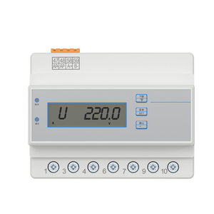 Medidor de Energía Eléctrica Trifásico de 7 Polos con Pantalla LCD para Riel DIN, Medidor de Potencia con RS485 y <span class=keywords><strong>Tarjeta</strong></span> <span class=keywords><strong>Prepago</strong></span>, Modelo 380-7PC de Qiaoyu - Product Image 4