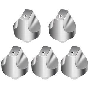Bouton de commande pour cuisinière à gaz en acier inoxydable, lot de 5, type à insérer, accessoire durable pour appareils ménagers - Product Image 4