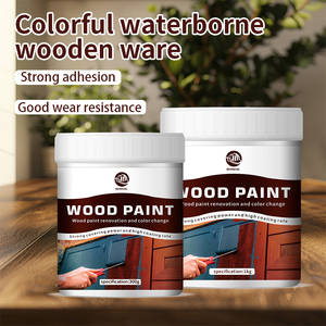 Peinture pour <span class=keywords><strong>bois</strong></span> Peinture d'extérieur pour <span class=keywords><strong>bois</strong></span>, Peinture à base d'eau à faible odeur Peinture pour meubles Peinture pour armoires, Parfait pour l'intérieur/l'extérieur <span class=keywords><strong>Blanc</strong></span> - Product Image 2