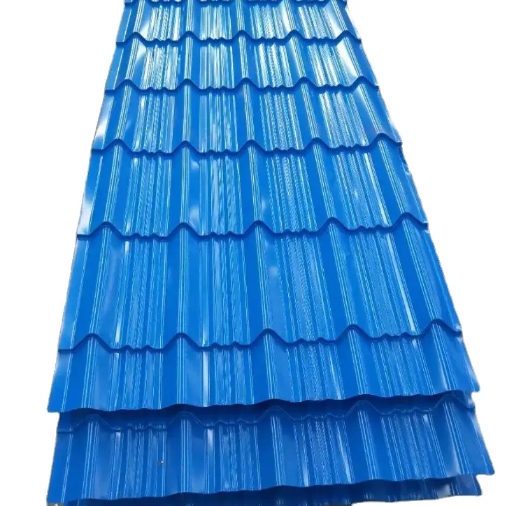 Red Color Ral 3003 3013 3020 3028 PPGI sheet Galvanized Steel Prepainted Corrugated Roofing Sheet