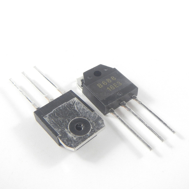 TO-3P PNP Power Transistor 2SB688 B688 2SD718 D718 Audio Power Amplifier Triode Transistor Original Throught Hole US;5599 -120V