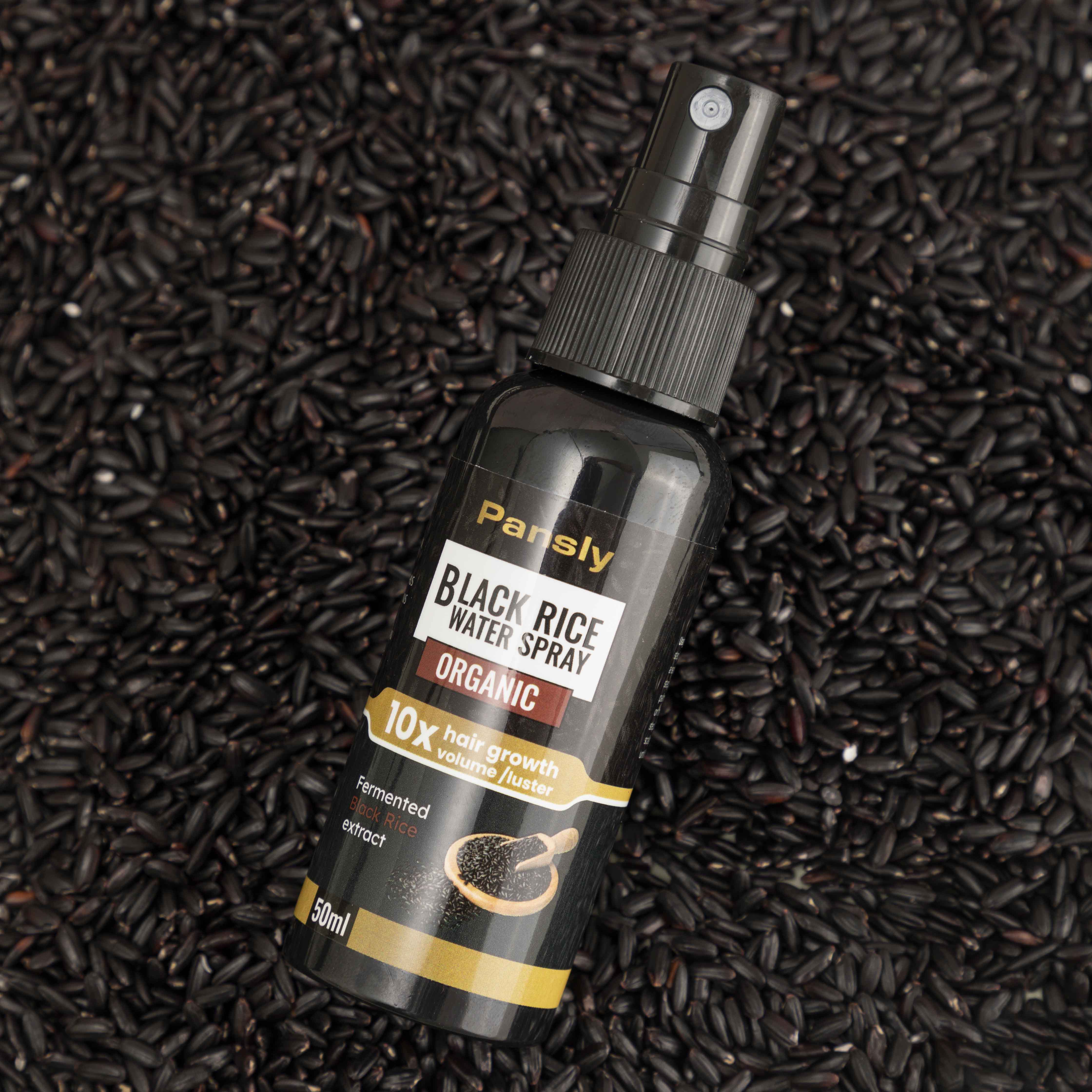 Мощные продукты Black Rice, сывороточное масло, природный спрей для роста волос