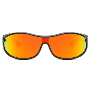 Óculos de sol polarizados HD envolventes, vistos na TV, são adequados para óculos de prescrição
