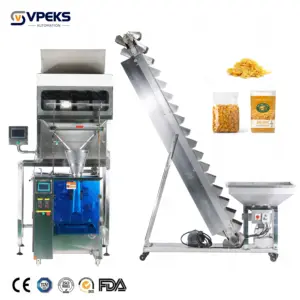 VPEKS 20-1000g/bag 10-60 bag/min Shrimp Chips Cereal Packing Machine 4 heads automatic weigher