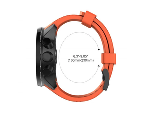 Bracelet de montre en silicone Upro 24 mm pour Suunto 7 9 Baro Spartan Sport, bracelet de remplacement respirant en caoutchouc souple pour hommes - Product Image 5