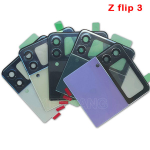 Đối Với Samsung <span class=keywords><strong>Galaxy</strong></span> Z Flip4 F7210 <span class=keywords><strong>3</strong></span> 5 2 1 Pin Bìa Phía Sau Cửa Nhà Ở Trường Hợp PC Lật Điện Thoại Di Động Cover Quay Lại Glass Thay Thế - Product Image 4