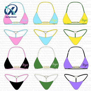 Produttore di Costumi da Bagno Joy, Set Bikini Brasiliano Personalizzato con Logo in Metallo - Product Image 1