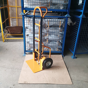 Chariot de manutention manuel HT1896 à 2 roues, capacité de charge 200 kg, construction en acier, transport logistique durable - Product Image 2