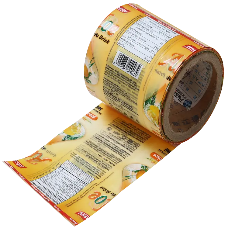 China Wholesale Customized Beverage Plastic Label Bottled Water Packaging Heat Shrink Wrap Bands Sleeve Label