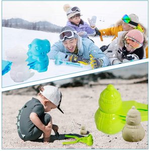 4 Pcs/Set Snowball Maker Clips en forme <span class=keywords><strong>de</strong></span> <span class=keywords><strong>canard</strong></span> Snow Ball Maker Clips Clamps Outdoor Winter Snowball Maker for Kids - Product Image 6
