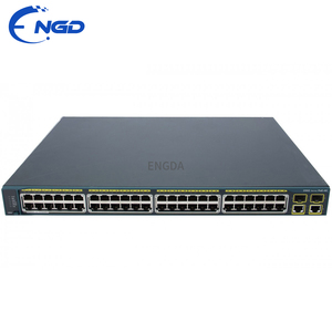 <span class=keywords><strong>Switch</strong></span> <span class=keywords><strong>Ethernet</strong></span> Layer 2 WS-C2960+48PST-L WS-C2960+48PST-S 1U per montaggio su rack, 48 porte PoE RJ45, 2 combo <span class=keywords><strong>Gigabit</strong></span> SFP Uplink - Product Image 1