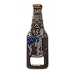 Imanes de Refrigerador Personalizados con el Nombre de la Ciudad de Luisiana Dorada, Recuerdos Turísticos, Imanes de Refrigerador de Aleación de Zinc de Nueva Orleans, Fabricante - Product Image 6