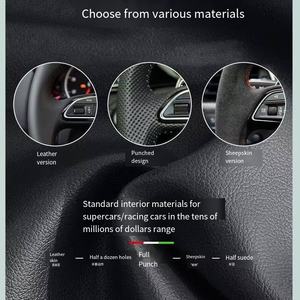 Volants pour <span class=keywords><strong>Mercedes</strong></span> Benz Cls <span class=keywords><strong>350</strong></span> W157 W218 W219 W257 W204 W212 53 63 A45 W176 W177, Volant en Cuir AMG - Product Image 5