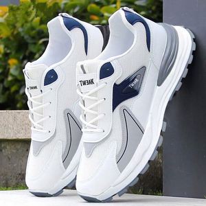 Nouvelles baskets pour hommes en mesh à lacets antidérapantes avec doublure en tissu coton, tendance, décontractées et polyvalentes, pour la course à pied - Product Image 4
