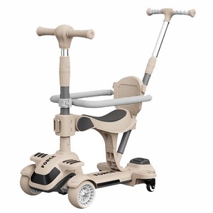 Scooter-<span class=keywords><strong>poussette</strong></span> pliable à trois roues pour enfants modernes nouveau patin de dégagement avec design en plastique élégant pour une utilisation en extérieur - Product Image 4
