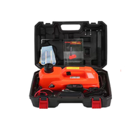 Cric hydraulique électrique portable de 2 tonnes, kit de cric multifonctionnel en fer, poids maximal de la voiture 5T