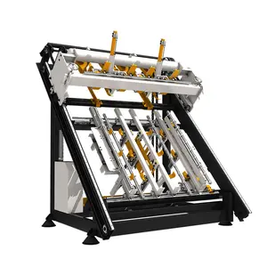 Máquina De Fazer Paletes De Madeira Vertical Profissional Stringer Pallet Nailing Machine