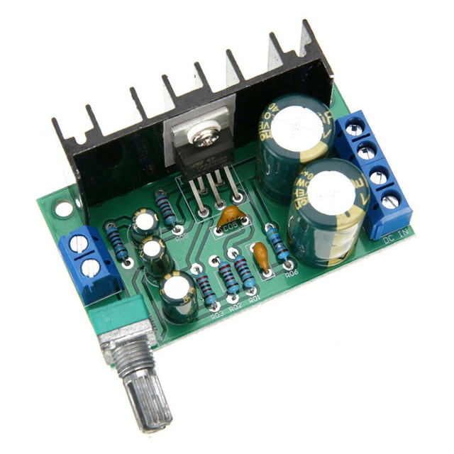 Amplifier Board TDA2050 Mono Audio Power Amplifier Board Module DC/AC 12-24V 5W-120W 1-Channel