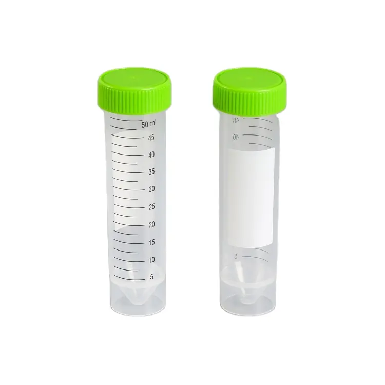 Sorfa-Tubo de prueba de laboratorio químico, tubos cónicos desechables de laboratorio, tubos centrífugos de 15ml
