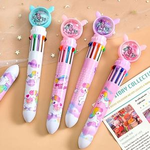 Bolígrafo de Plástico con Lentejuelas 10 en 1, Multicolor, con Logotipo Personalizado, para Oficina y Material Escolar, Venta al Por Mayor - Product Image 2