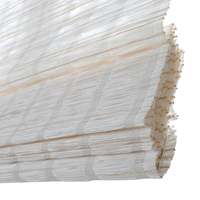 Stores romains en bambou électriques sans fil sur mesure, en fibre de ramie naturelle tissée, installation intégrée, style Art Déco
