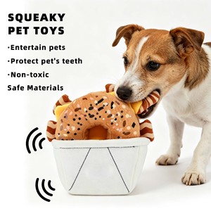 Peluche personnalisée haut de gamme en forme de bagel, jouet à mâcher doux et durable pour chiens et chats, jouet en peluche avec votre propre design - Product Image 4