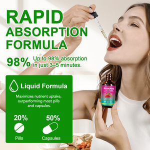 Acentiallabs 1500mg mendukung suplemen <span class=keywords><strong>Berberine</strong></span> kesehatan pencernaan meningkatkan fungsi kekebalan tubuh ekstrak tanaman berine tetesan cair - Product Image 6