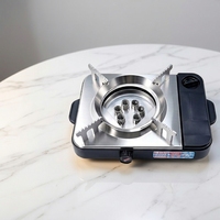Réchaud portable Deyanhaohuo pour aliments, avec réservoir d'huile minérale rechargeable, pour camping, pique-niques, buffets, chauffage de 2 heures en toute sécurité