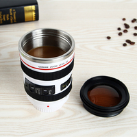 Promotionnel pas cher meilleure vente tasse unique lentille réutilisable tasse caméra lentille tasse à café