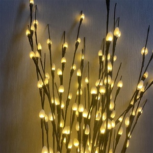 Bestseller Led dekorative Lichter 80 144 LED Natur <span class=keywords><strong>Pussy</strong></span> <span class=keywords><strong>Willow</strong></span> Branch 3 4 Ft Höhe für Home Party dekorativ - Product Image 3